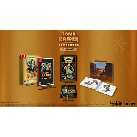 Tomb Raider I-III Remastered: Deluxe Edition - Nintendo Switch