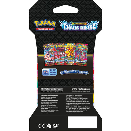 Pokemon TCG: Mega Evolution - Chaos Rising Sleeved Booster Pack
