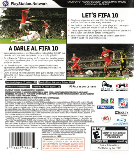 FIFA Soccer 10 - PlayStation 3