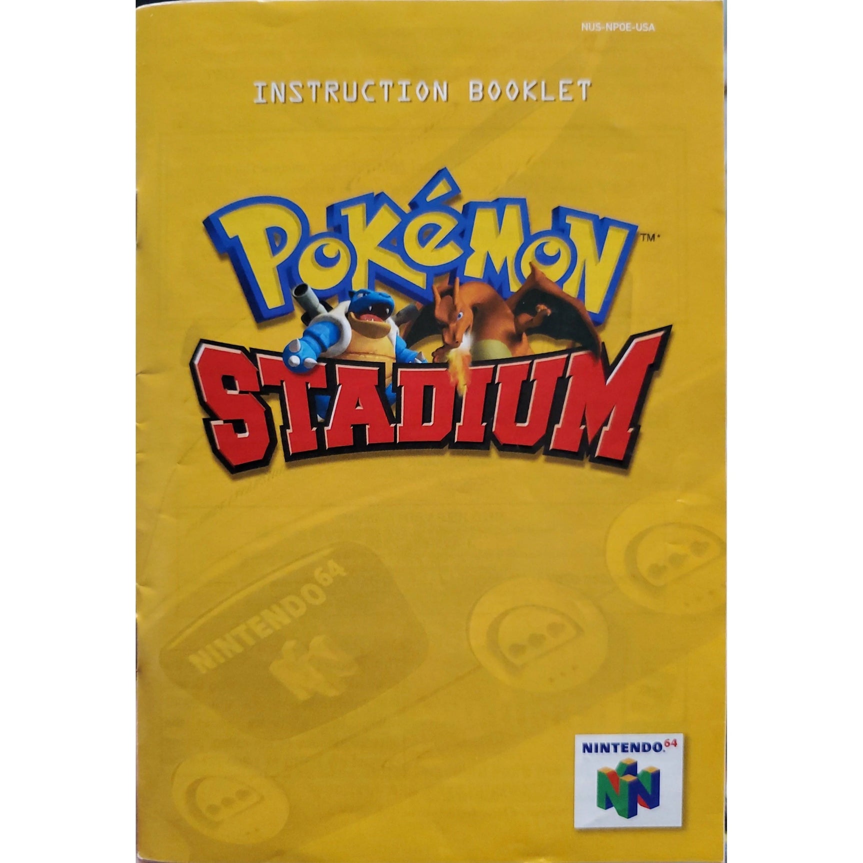Pokemon Stadium - N64 Manual