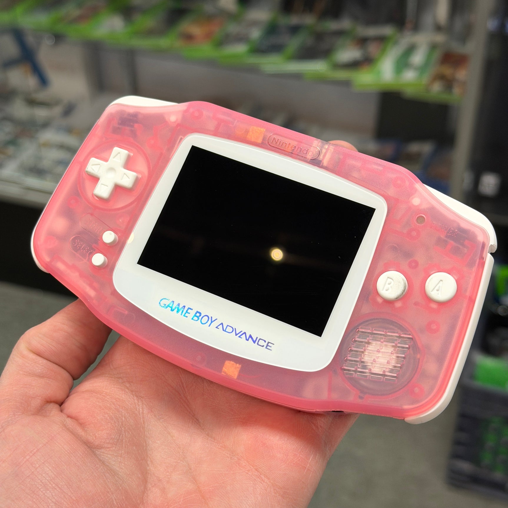 Game Boy Advance System with Hispeedido V5 Laminated IPS Backlit Display