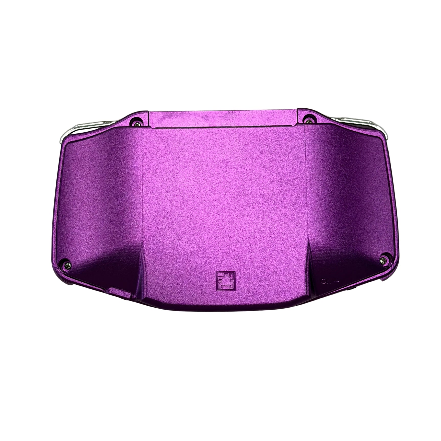 Game Boy Advance System - Purple Boxy Pixel Metal Shell with IPS Display