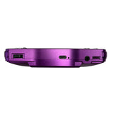 Game Boy Advance System - Purple Boxy Pixel Metal Shell with IPS Display