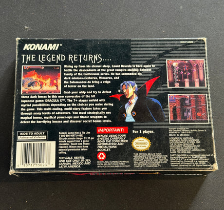 Castlevania: Dracula X - Super Nintendo