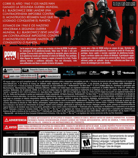 Wolfenstein: The New Order - PlayStation 3
