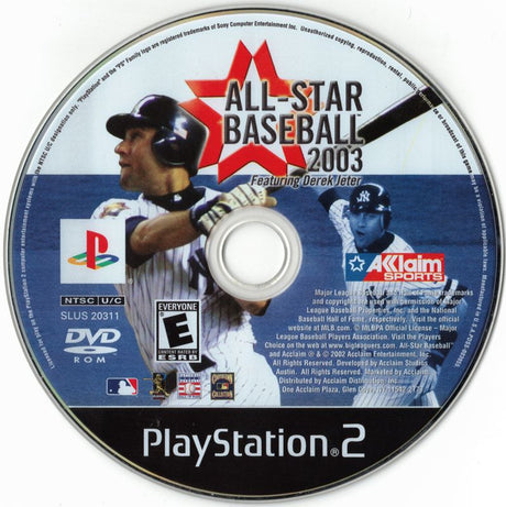 All-Star Baseball 2003 - PlayStation 2
