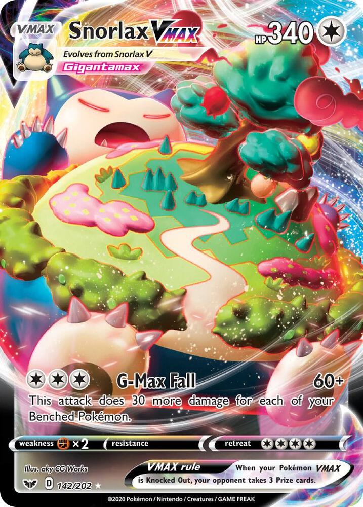 Snorlax VMAX (142/202) [SWSH01: Sword & Shield Base Set]