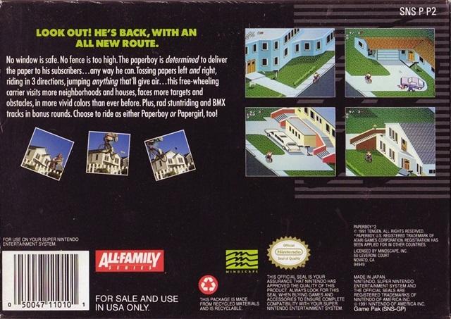 Paperboy 2 - Super Nintendo