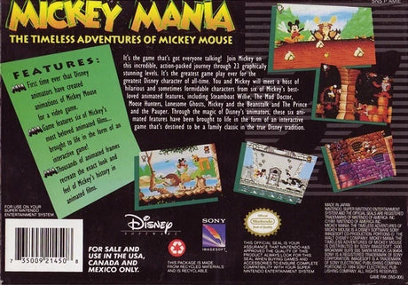 Mickey Mania - Super Nintendo