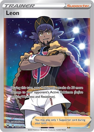 Leon (Full Art) (182/185) [SWSH04: Vivid Voltage]