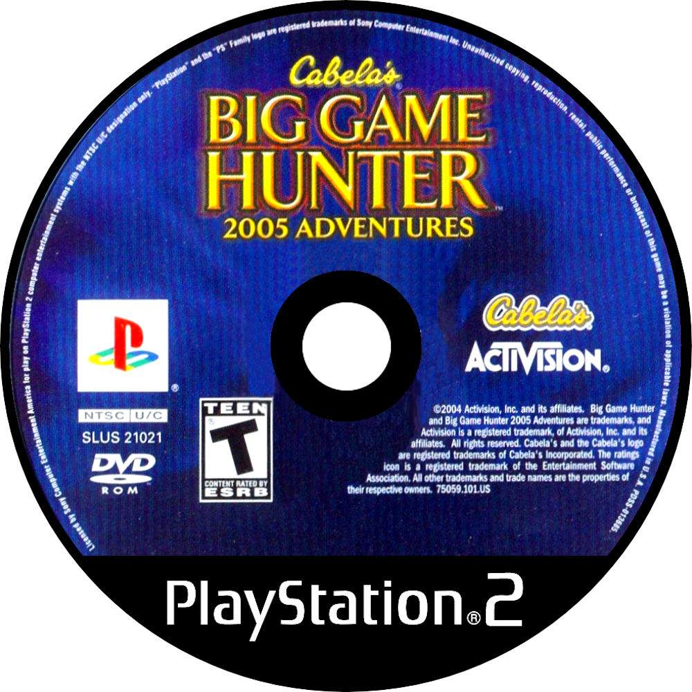 Cabela's Big Game Hunter 2005 Adventures - PlayStation 2