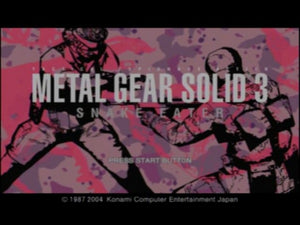 Metal Gear Solid 3: Snake Eater - PlayStation 2