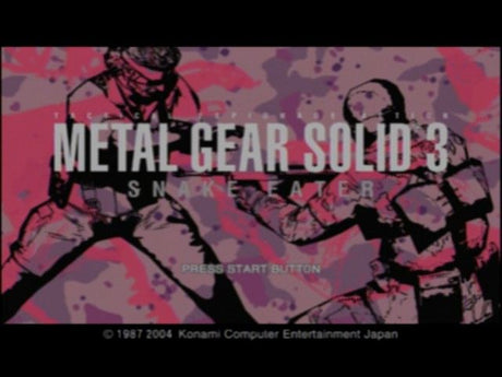 Metal Gear Solid 3: Snake Eater - PlayStation 2
