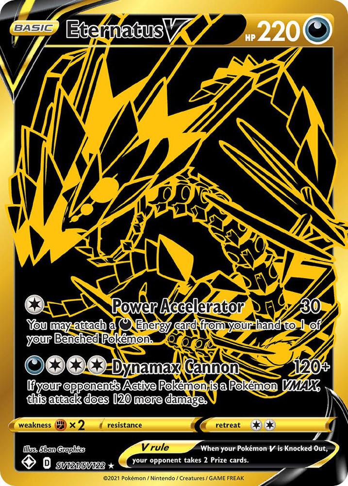 Eternatus V (SV121/SV122) [Shining Fates: Shiny Vault]