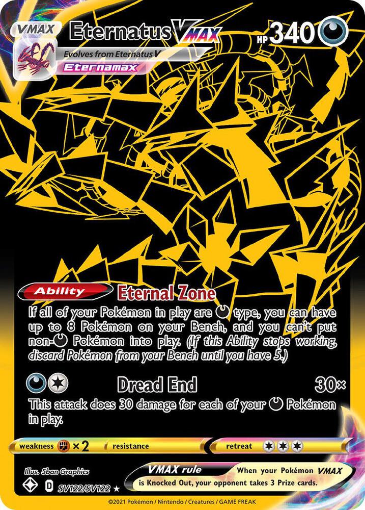Eternatus VMAX (SV122/SV122) [Shining Fates: Shiny Vault]