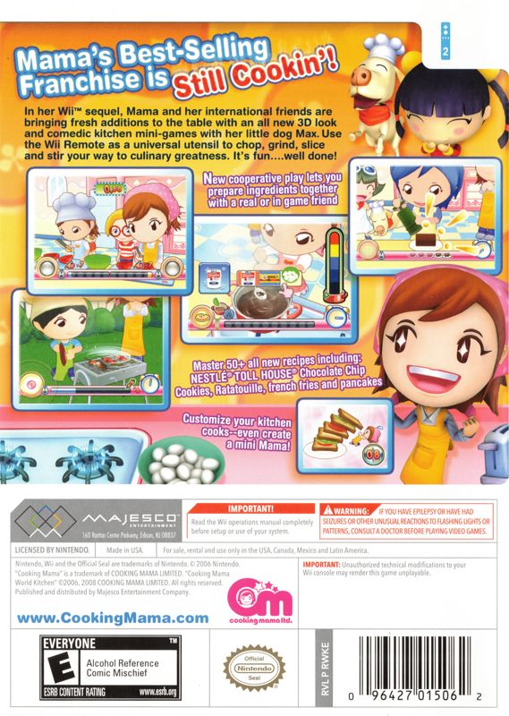 Cooking Mama: World Kitchen - Wii