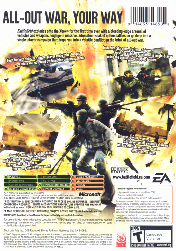 Battlefield 2: Modern Combat - Xbox
