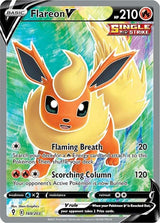 Flareon V (Full Art) (169/203) [SWSH07: Evolving Skies]