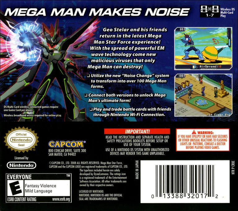 Mega Man Star Force 3: Black Ace - Nintendo DS