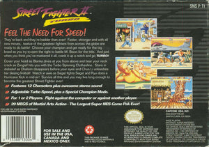 Street Fighter II Turbo - Super Nintendo