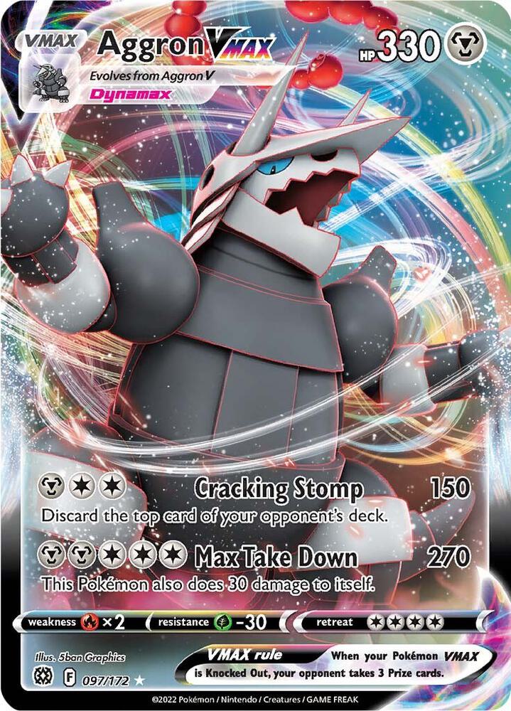 Aggron VMAX (097/172) [SWSH09: Brilliant Stars]