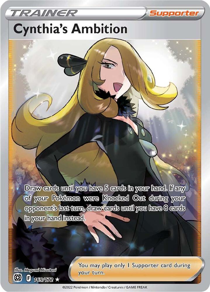 Cynthia's Ambition (Full Art) (169/172) [SWSH09: Brilliant Stars]