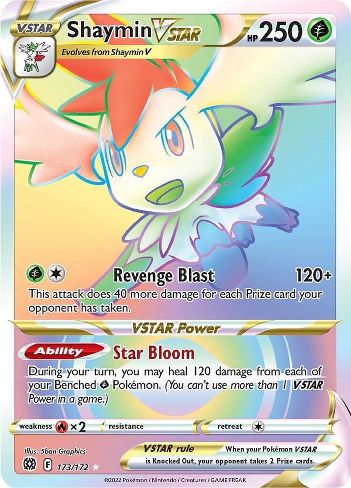 Shaymin VSTAR (Secret) (173/172) [SWSH09: Brilliant Stars]