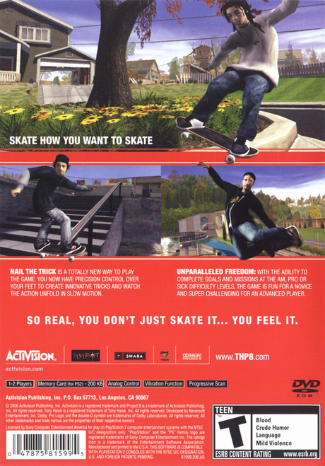 Tony Hawk's Project 8 - PlayStation 2