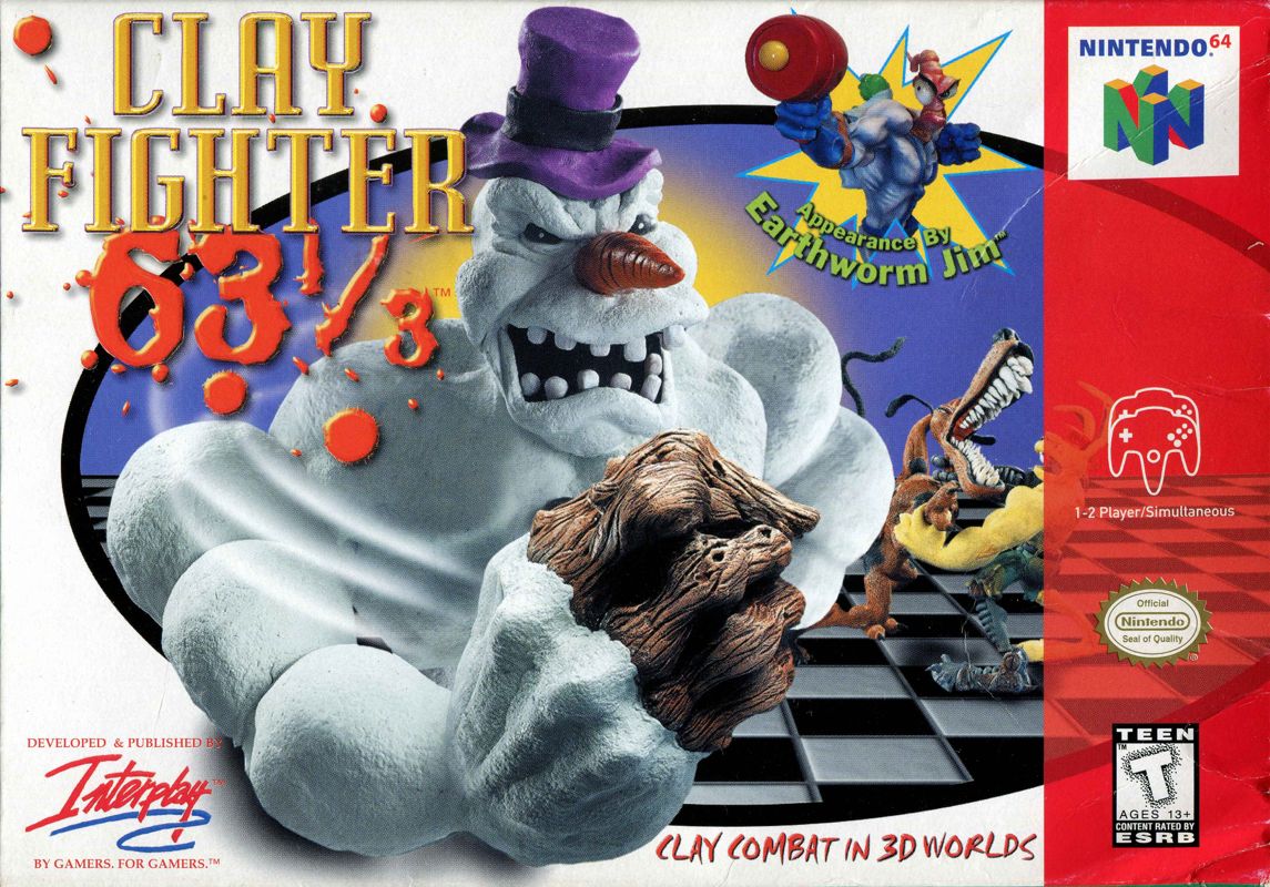 Clay Fighter 63 1/3 - Nintendo 64