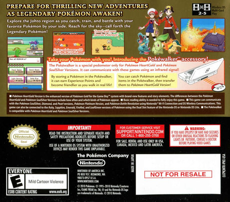 Pokemon HeartGold Version - Nintendo DS