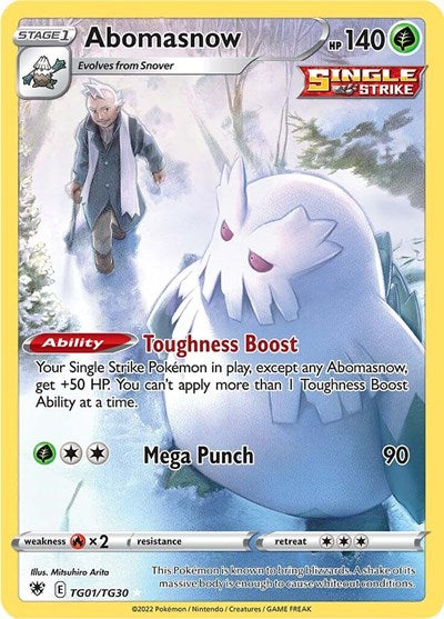 Abomasnow (TG01/TG30) [SWSH10: Astral Radiance Trainer Gallery]