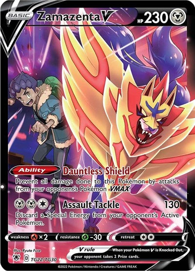 Zamazenta V (TG22/TG30) [SWSH10: Astral Radiance Trainer Gallery]