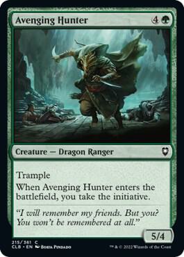 Avenging Hunter (215) [Commander Legends: Battle for Baldur's Gate]