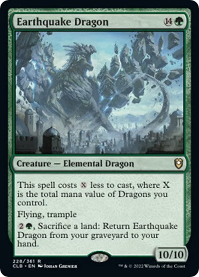 Earthquake Dragon (228) [Commander Legends: Battle for Baldur's Gate]