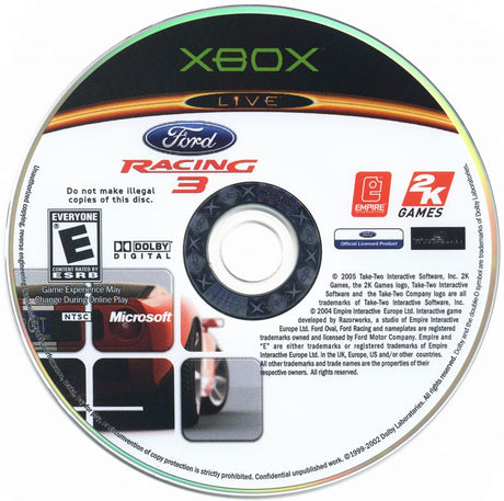 Ford Racing 3 - Xbox
