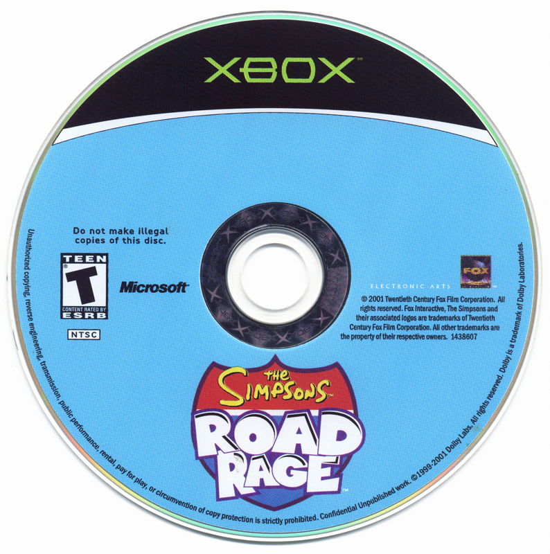 The Simpsons: Road Rage - Xbox
