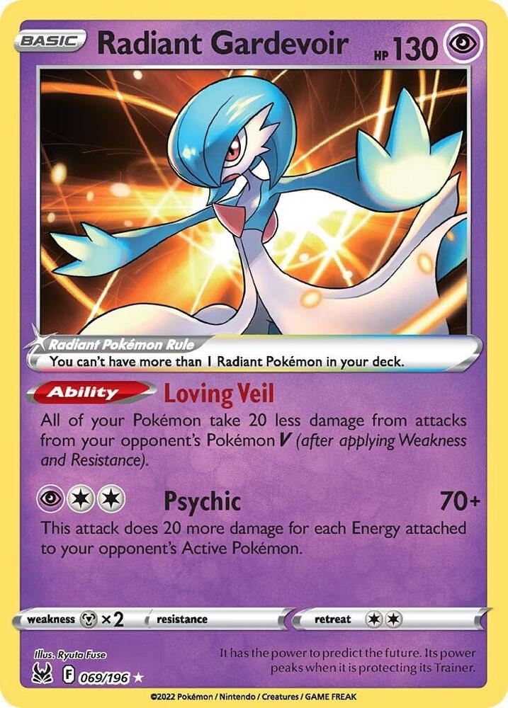 Radiant Gardevoir (069/196) [SWSH11: Lost Origin]