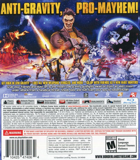 Borderlands: The Pre-Sequel! - PlayStation 3