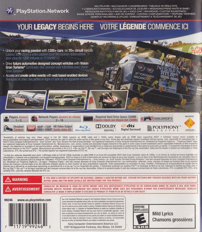 Gran Turismo 6 - PlayStation 3