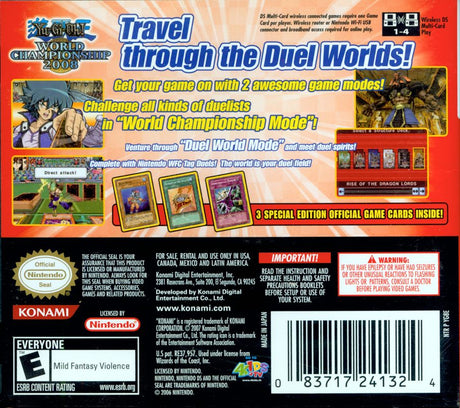 Yu-Gi-Oh!: World Championship 2008 - Nintendo DS
