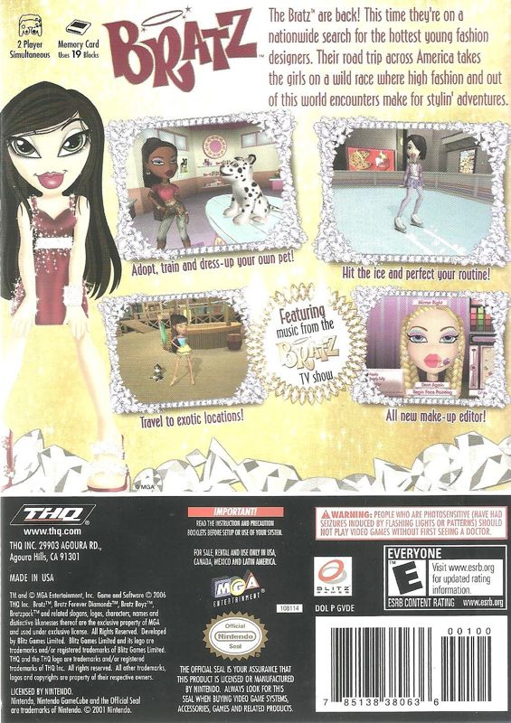 Bratz Forever Diamondz - GameCube