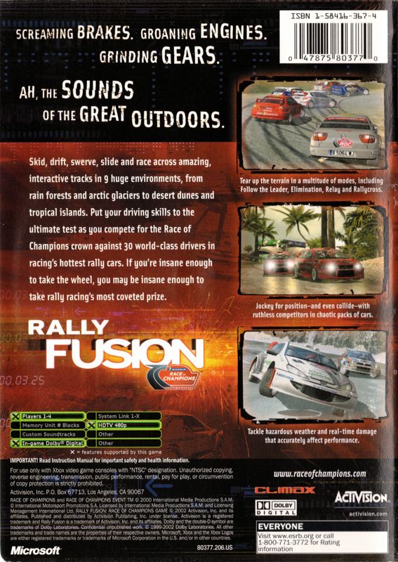 Rally Fusion: Race of Champions - Xbox