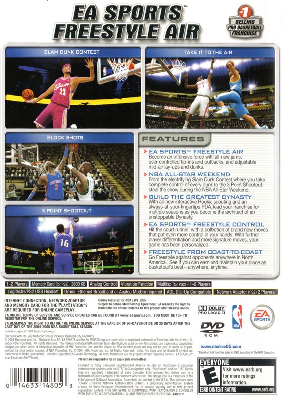 NBA Live 2005 - PlayStation 2