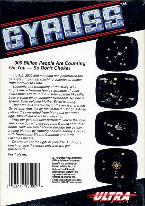 Gyruss - NES