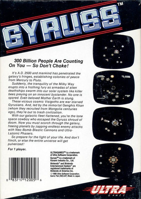 Gyruss - NES