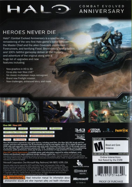 Halo: Combat Evolved Anniversary - Xbox 360