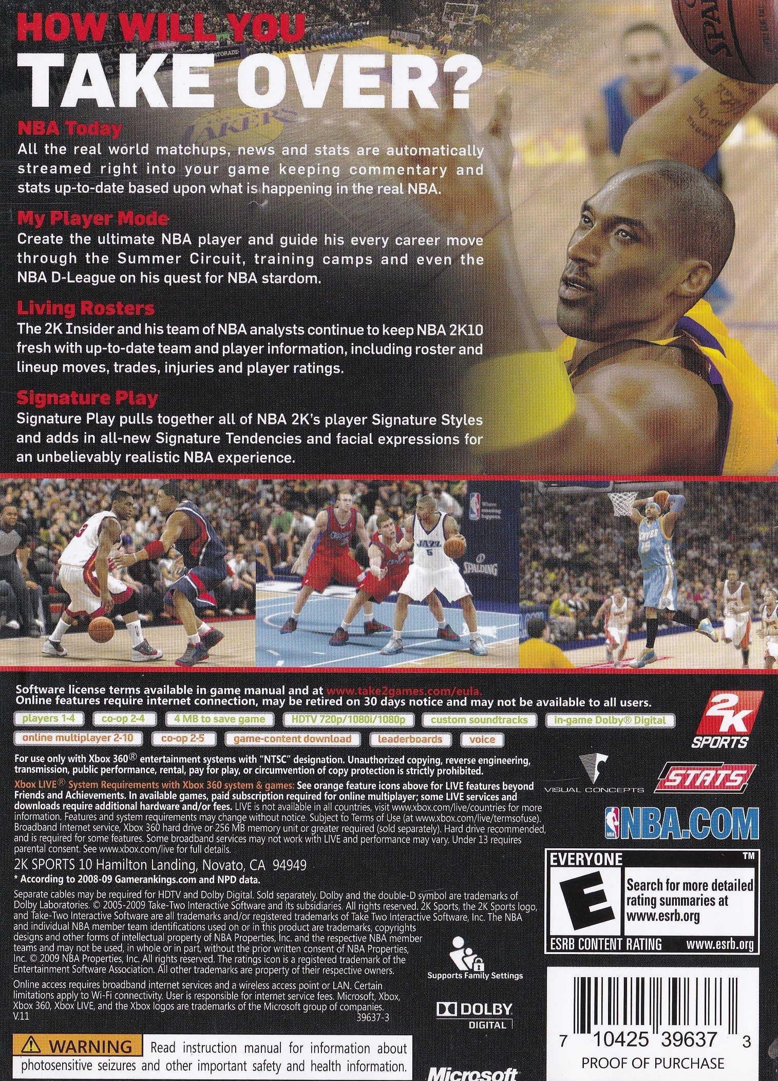 NBA 2K10 - Xbox 360