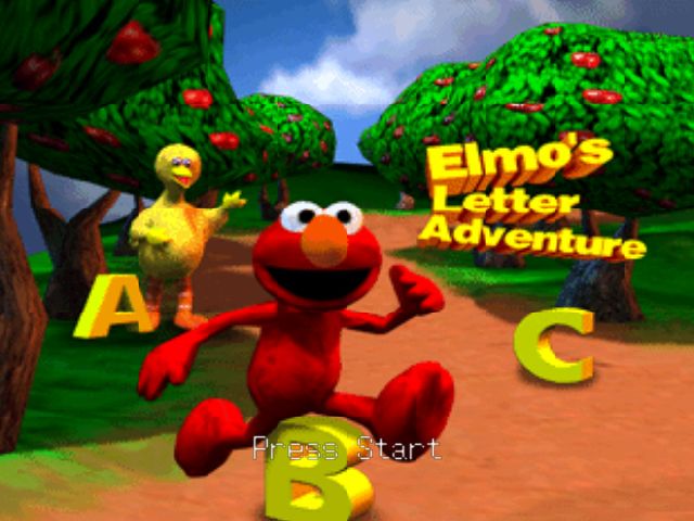 Sesame Street: Elmo's Letter Adventure - Nintendo 64