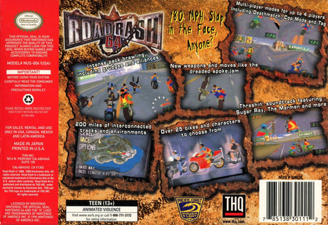 Road Rash 64 - Nintendo 64