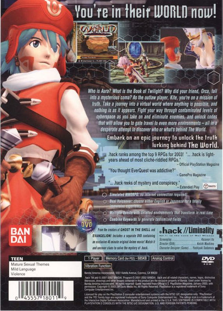 .hack//Infection: Part 1 - PlayStation 2
